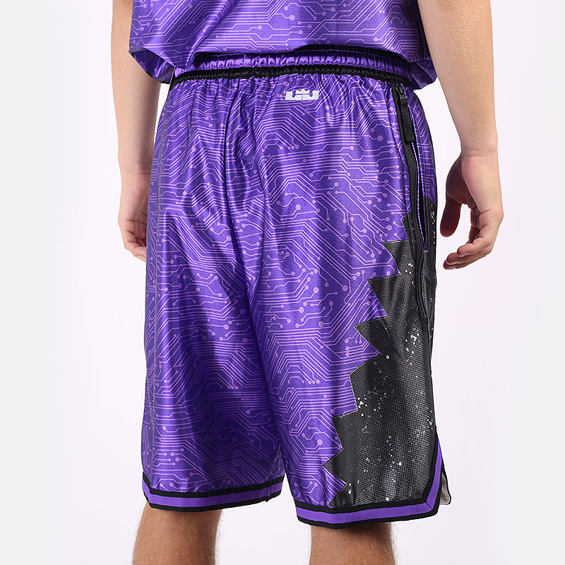 мужские фиолетовые шорты  Nike LeBron x Space Jam: A New Legacy `Goon Squad` Shorts DJ3875-560 - цена, описание, фото 5